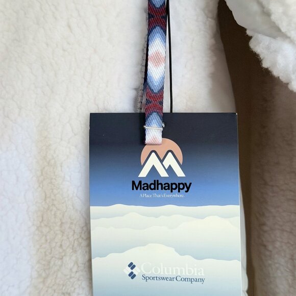 Madhappy for Columbia High Pile Fleece Full Zip Jacket - Size L - New with tags - Picture 10 of 16